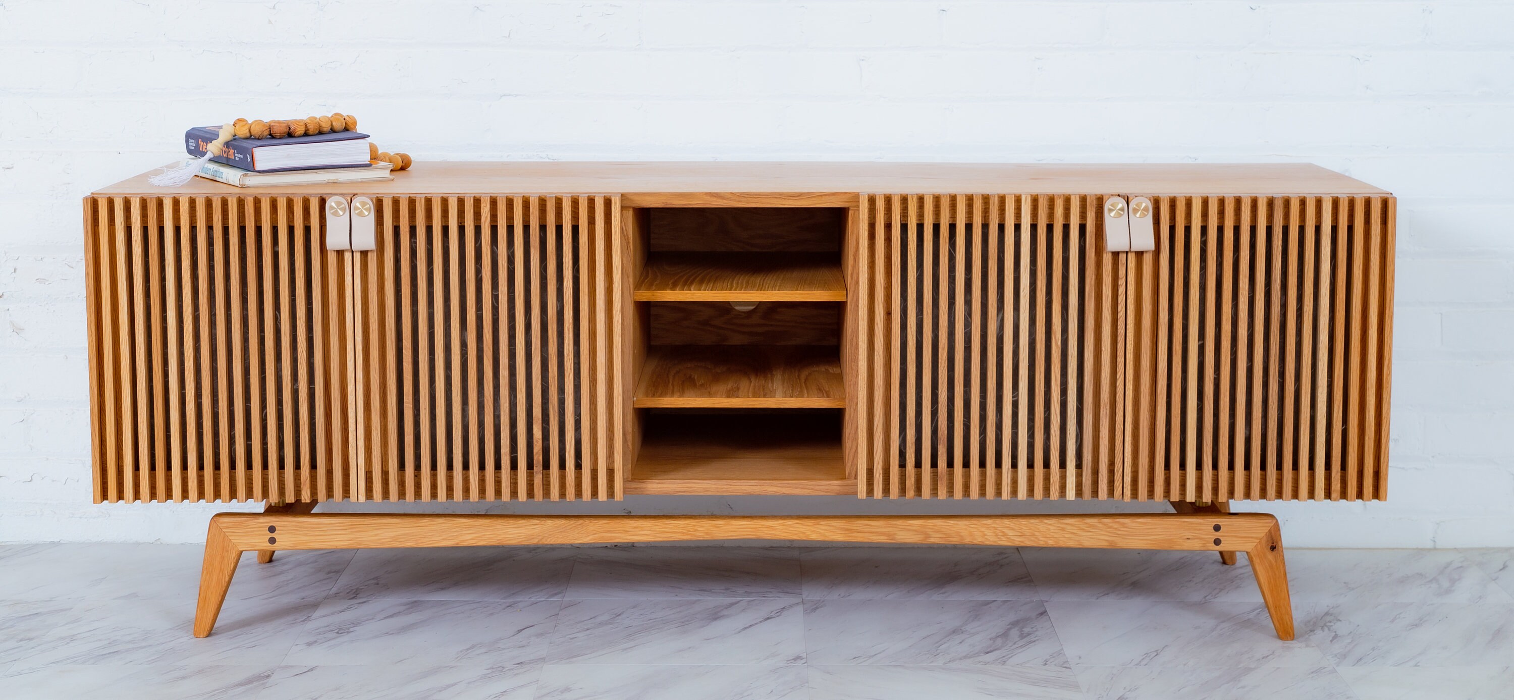 Japandi Media Console Scandi TV Console Credenza Sideboard Etsy Canada