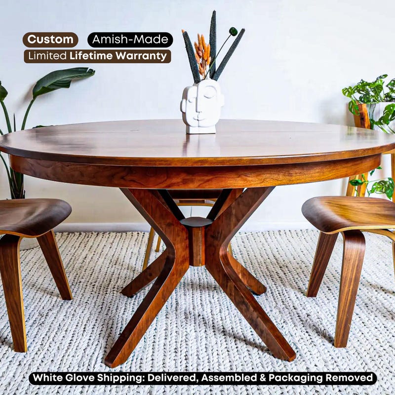 Round Dining Table - Etsy