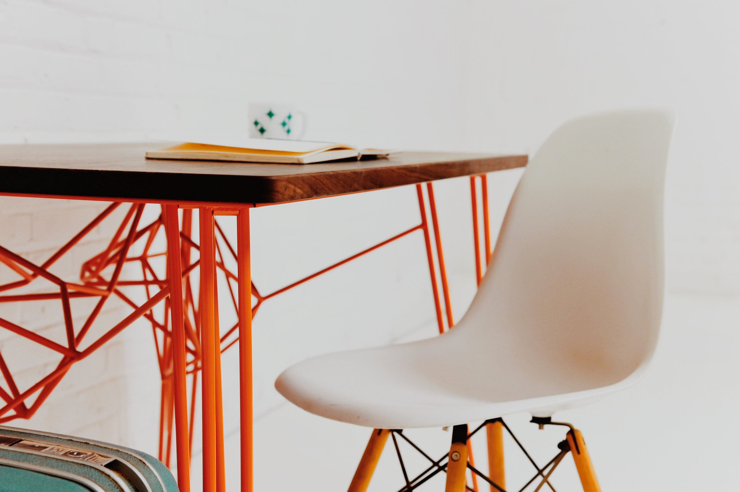 Modern Computer Desk Writing Desk Home Office Desk Etsy