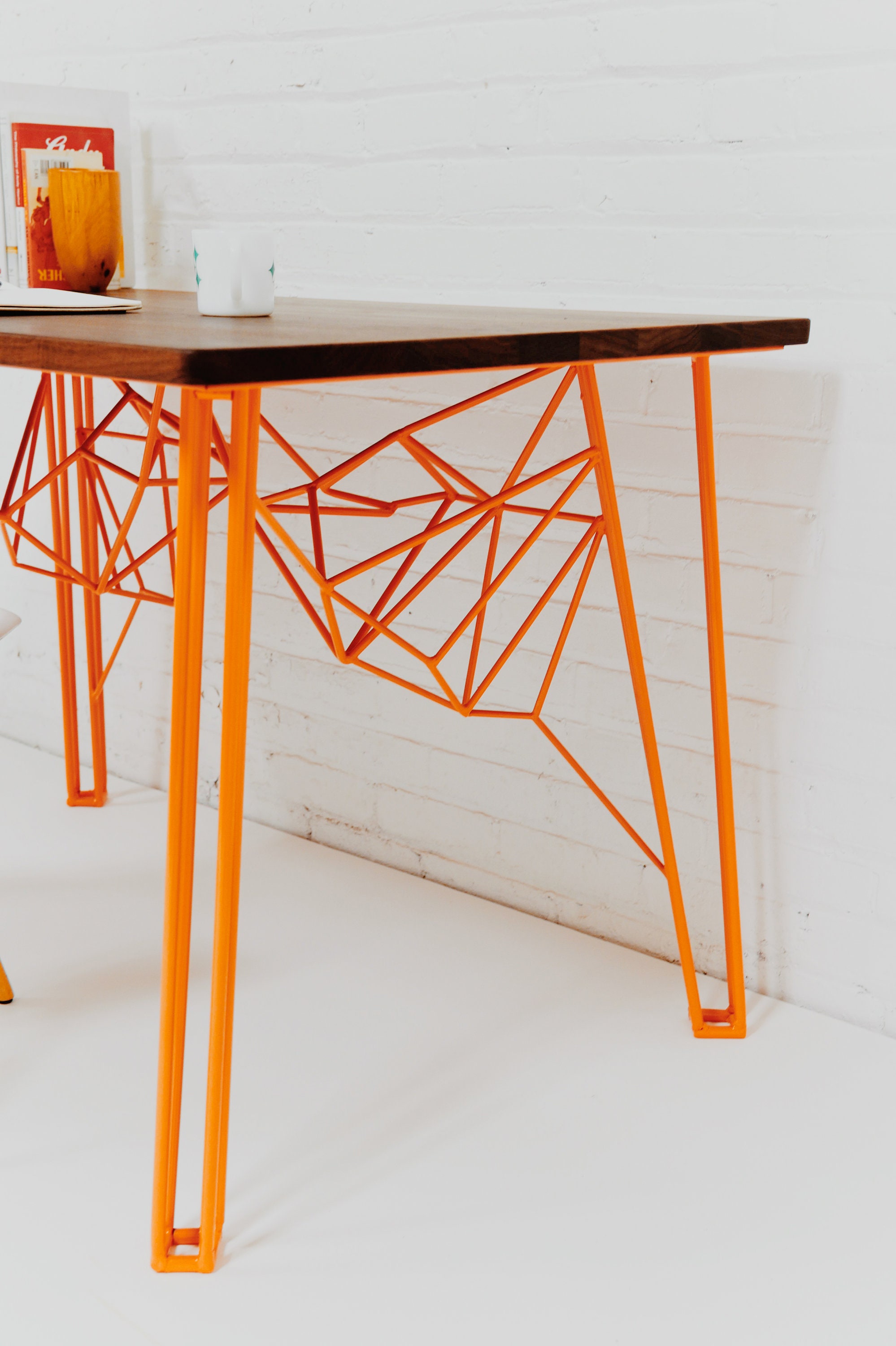 Modern Computer Desk Writing Desk Home Office Desk Etsy