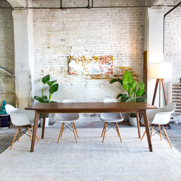 Mid Century Modern Dining Table | Handmade In Ohio.