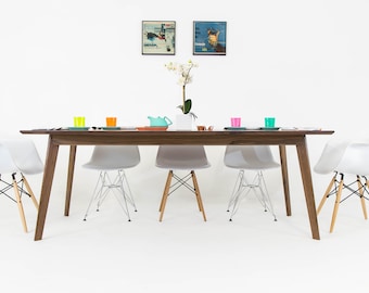 Scandinavian modern Table| Modern Handcrafted Solid Wood Furniture by Moderncre8ve