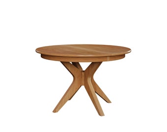 The Corcovado: Modern Round Dining Table. Extendable