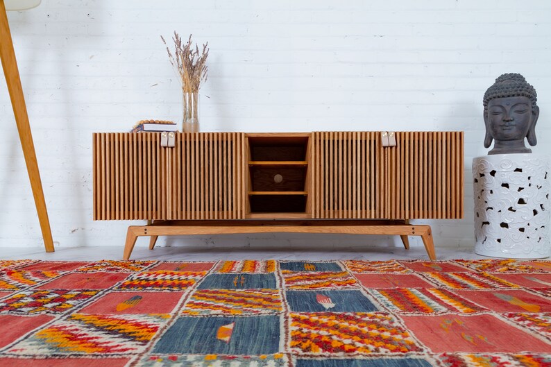 Japandi Media Console Scandi TV Console Credenza Sideboard Etsy Australia