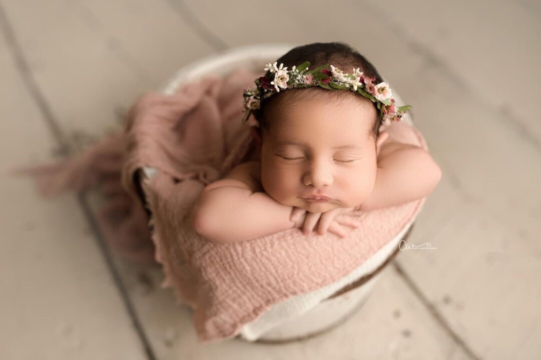 Peach Cheesecloth Wrap, Newborn Cheesecloth Wrap, Peach Wrap Etsy