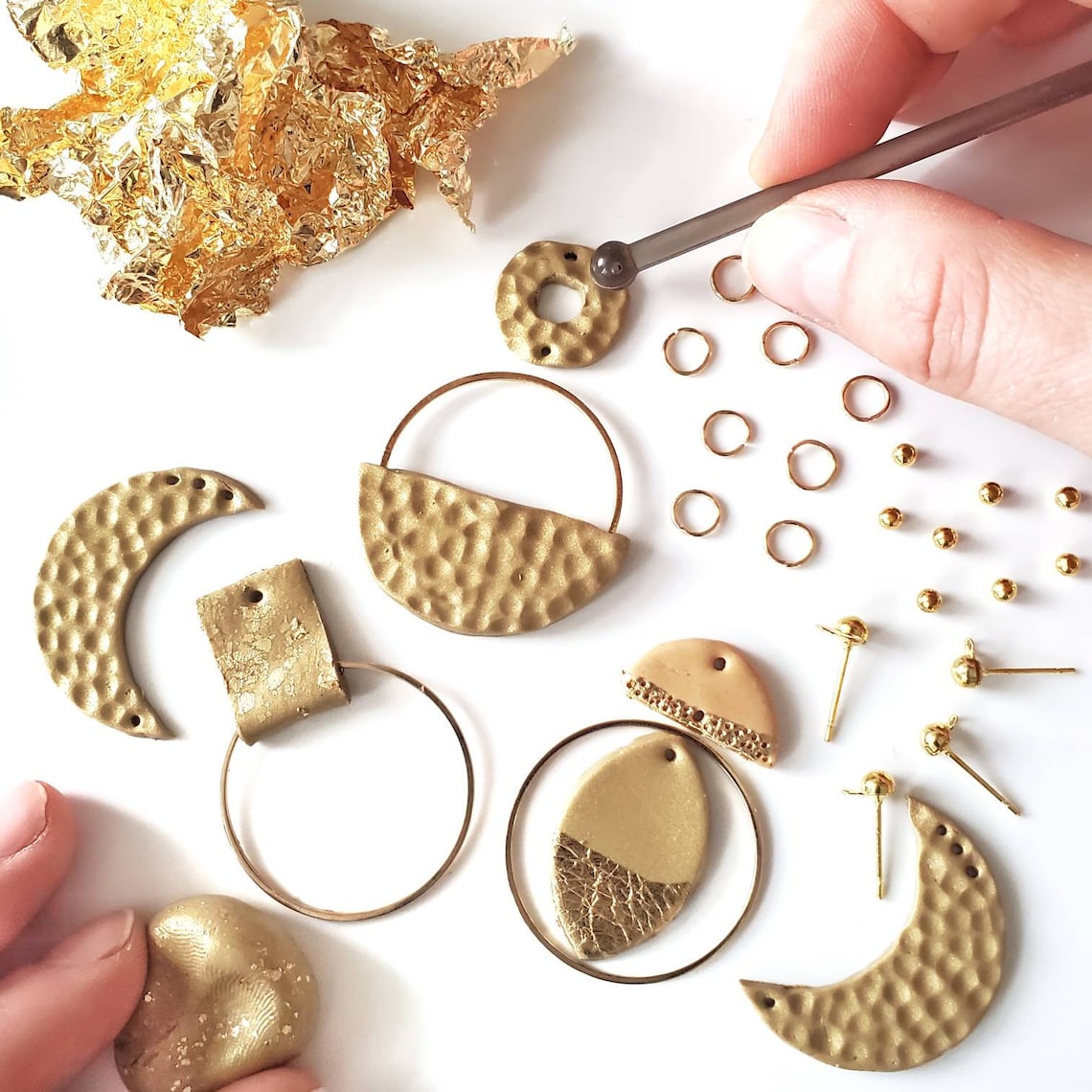 DIY Polymer Clay Earring Kit Add On Pro Pack Earring Making Etsy