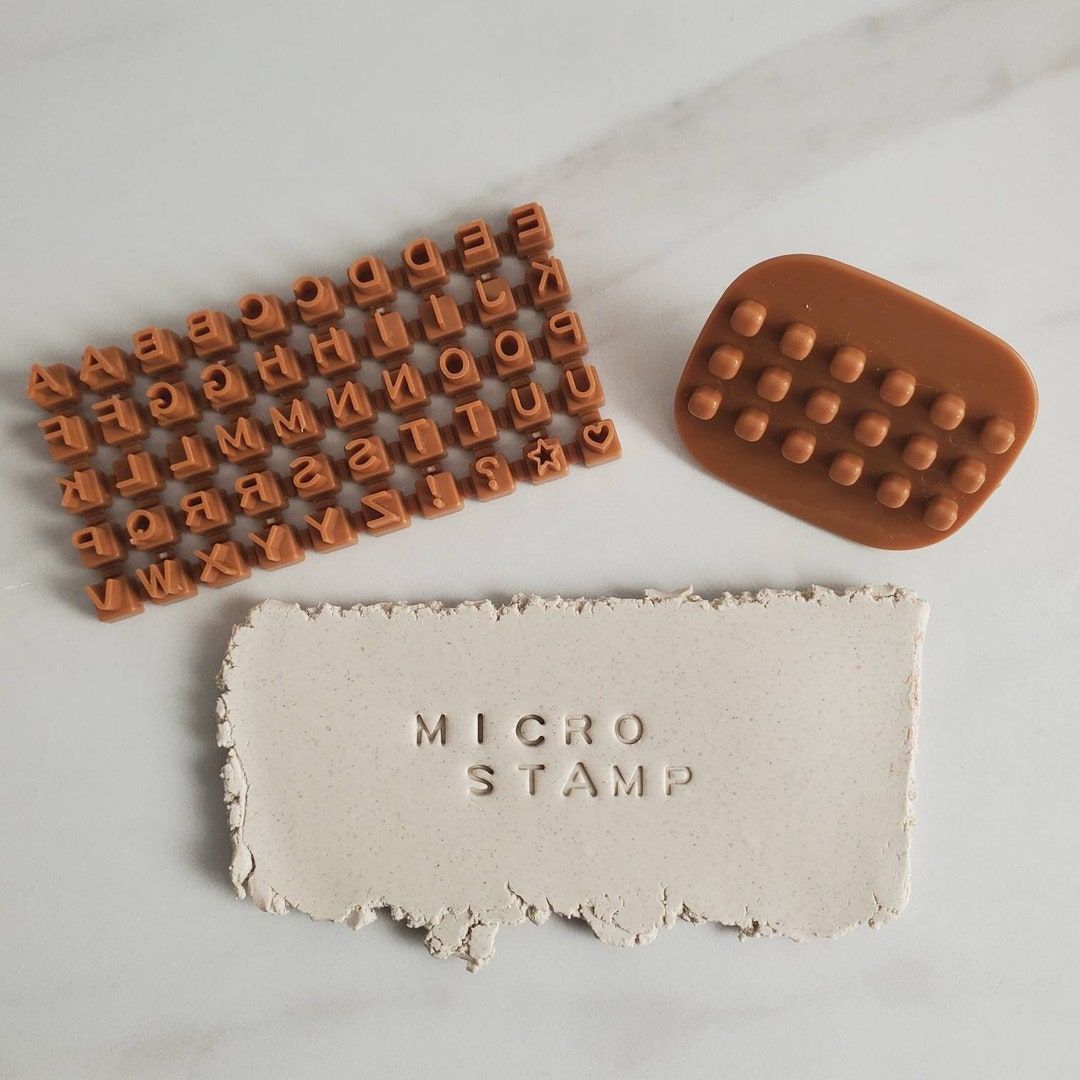 Alphabet Micro Stamp 50 Piece Set Mini Letter Stamps