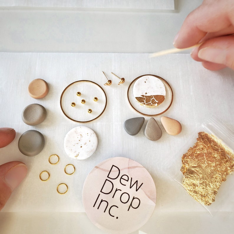 DIY Polymer Clay Earring Kit Add on Pro Pack Earring Making Etsy Canada