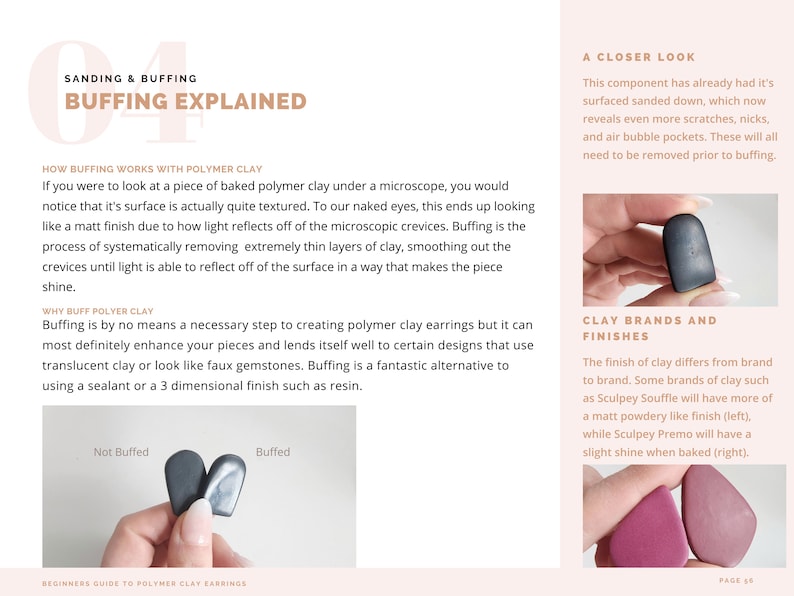 Beginners Guide to Polymer Clay Earrings | Polymer Clay E-book ...