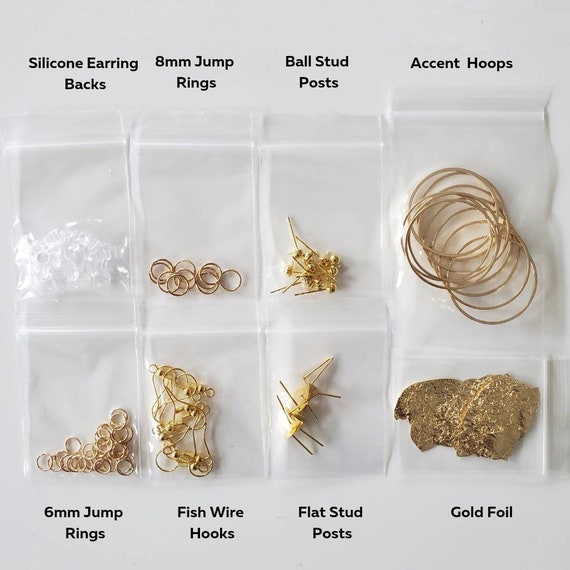 Gold Plated Flower Shape Wire Fish Earring Hooks for Handmade