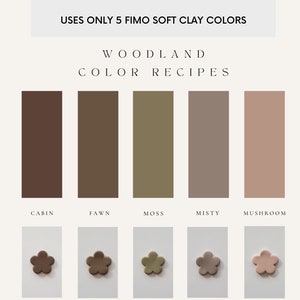 Polymer Clay Color Recipes | Fimo | Fimo Soft | Polymer Clay Color Mixing | Polymer Clay Tutorial | Digital Download |