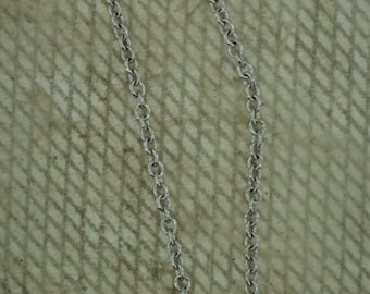 16 Inch Sterling Silver Italian Cable Chain