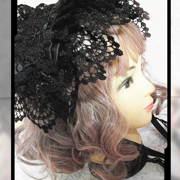 Classic/Gothic Lolita Floral Lace Headdress - Gothic Lolita/Classic Lolita/Kuro Lolita/Sweet Lolita/Hime Lolita Styles