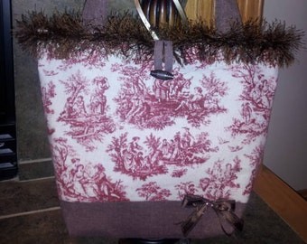 SALE French Country Tote Bag