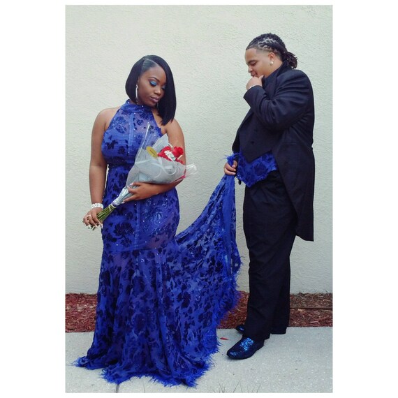 sapphire formal dress