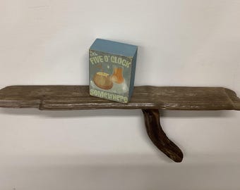 Small 2 Piece Driftwood Shelf