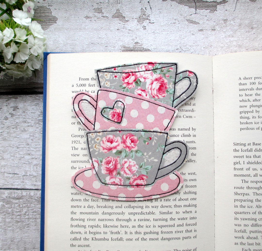 Tea Cup Bookmark, Tea and Books Bookmark, Book Gifts for a Woman ...