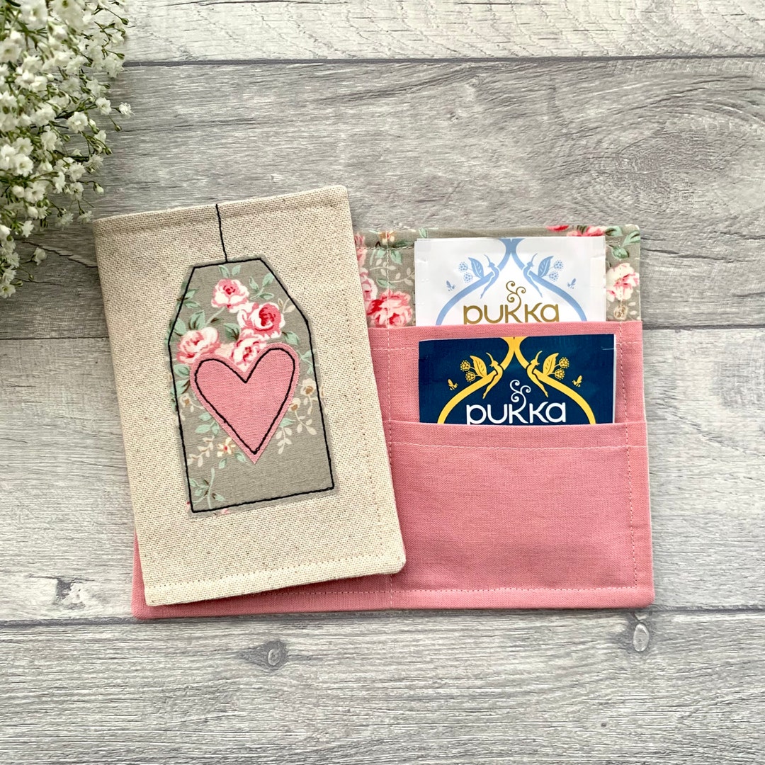 Tea Bag Wallet Travel Tea Bag Holder Birthday Tea Gift for Etsy