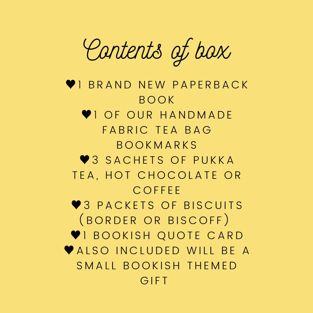 Mystery Book Box Blind Date With a Book Box Book and Tea Etsy UK