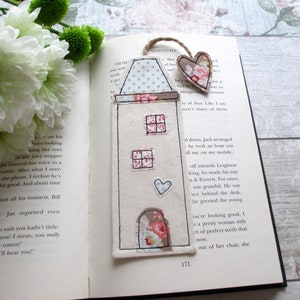 Tall House Bookmark Bookmarks for Book Lovers Fabric - Etsy