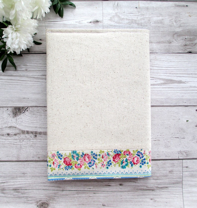 A5 fabric notebook cover, campervan notebook, reusable book cover, gift for friends, leavers gift, travel gift image 8