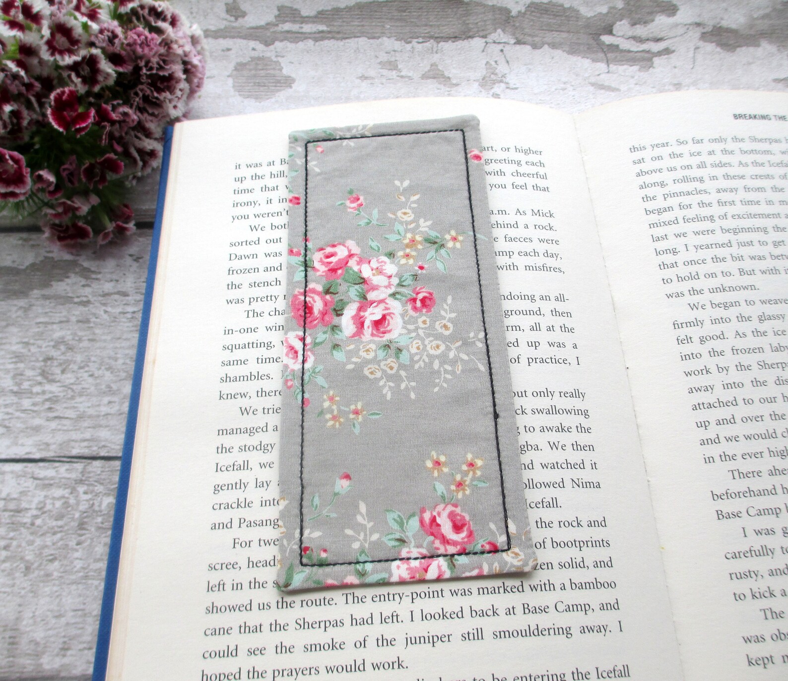 Fabric bookmarks handmade bookmark reading gift for a book Etsy