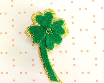 St Patricks day brooch - st paddys day - St Patrick's Day - luck - good luck gift - lucky gift - good luck jewellery - st patricks day gift