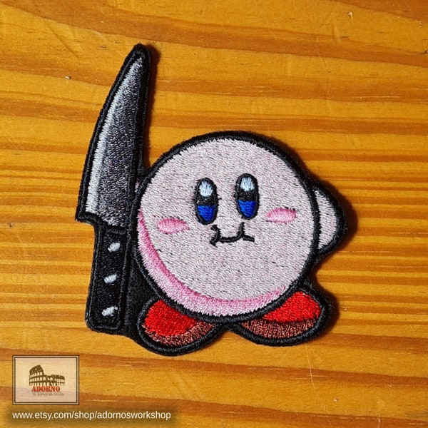 Kirby with a Knife  (Inspired by Nintendo's Kirby Series)