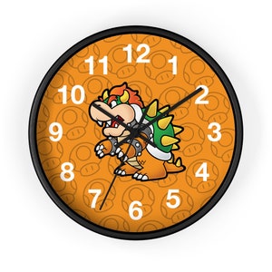Bowser (Paper Mario Inspired) Wall Clock