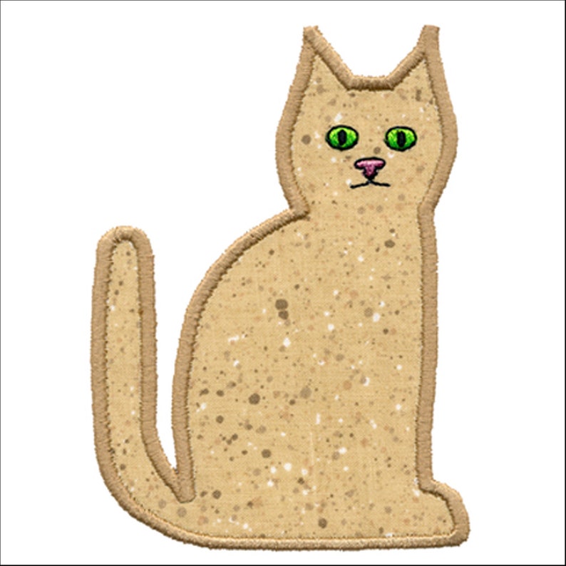 Accuquilt Calico Cat Applique Embroidery Design Set. Instant Etsy