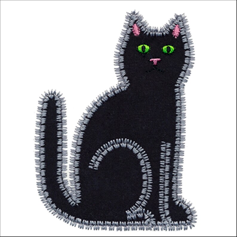 Accuquilt Calico Cat Applique Embroidery Design Set. Instant Etsy