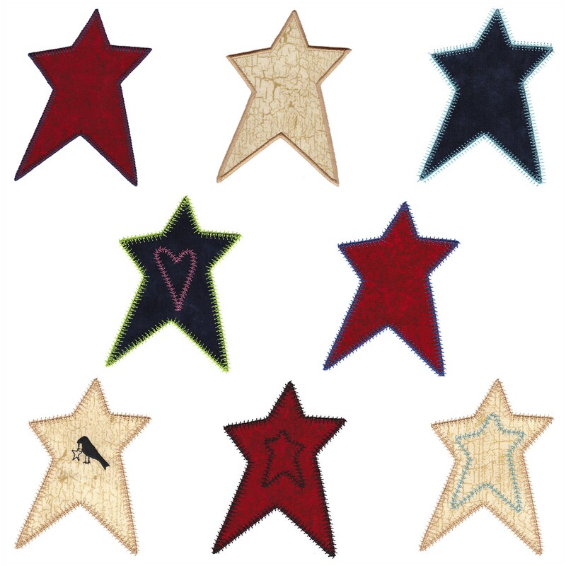 Stars Applique 2Pc Set