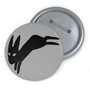 Black Rabbit Of Inlé Watership Down Pin Button