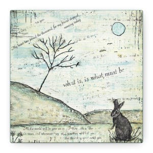 Watership Down Encaustic Gallery Canvas Wall Decor