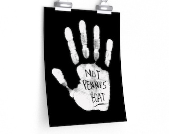 Not Penny's Boat LOST Art Print/ Poster (black background)