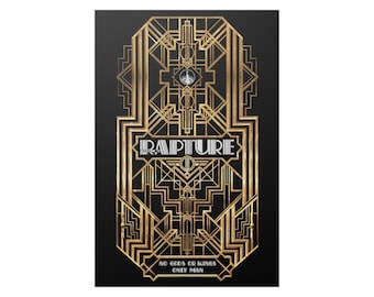 The Great Rapture Bioshock/The Great Gatsby Mashup Art Print Poster