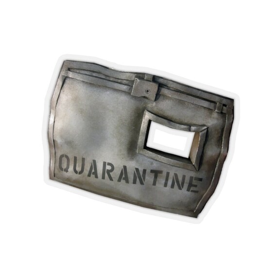 LOST Hatch Door Quarantine Sticker Etsy