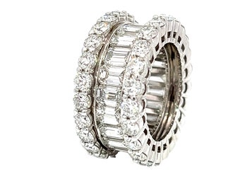 12.60CT Total Weight Diamond Eternity Band set in Platinum