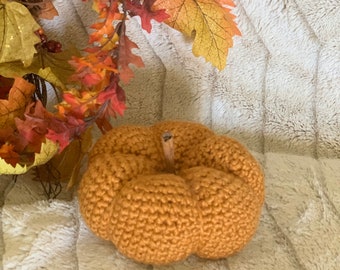 Rustic Fall Pumpkin Decor / Crochet Pumpkin for Autumn Decorating / Halloween Decorations / Rustic Decor / Fall Decor / Pumpkin Decoration