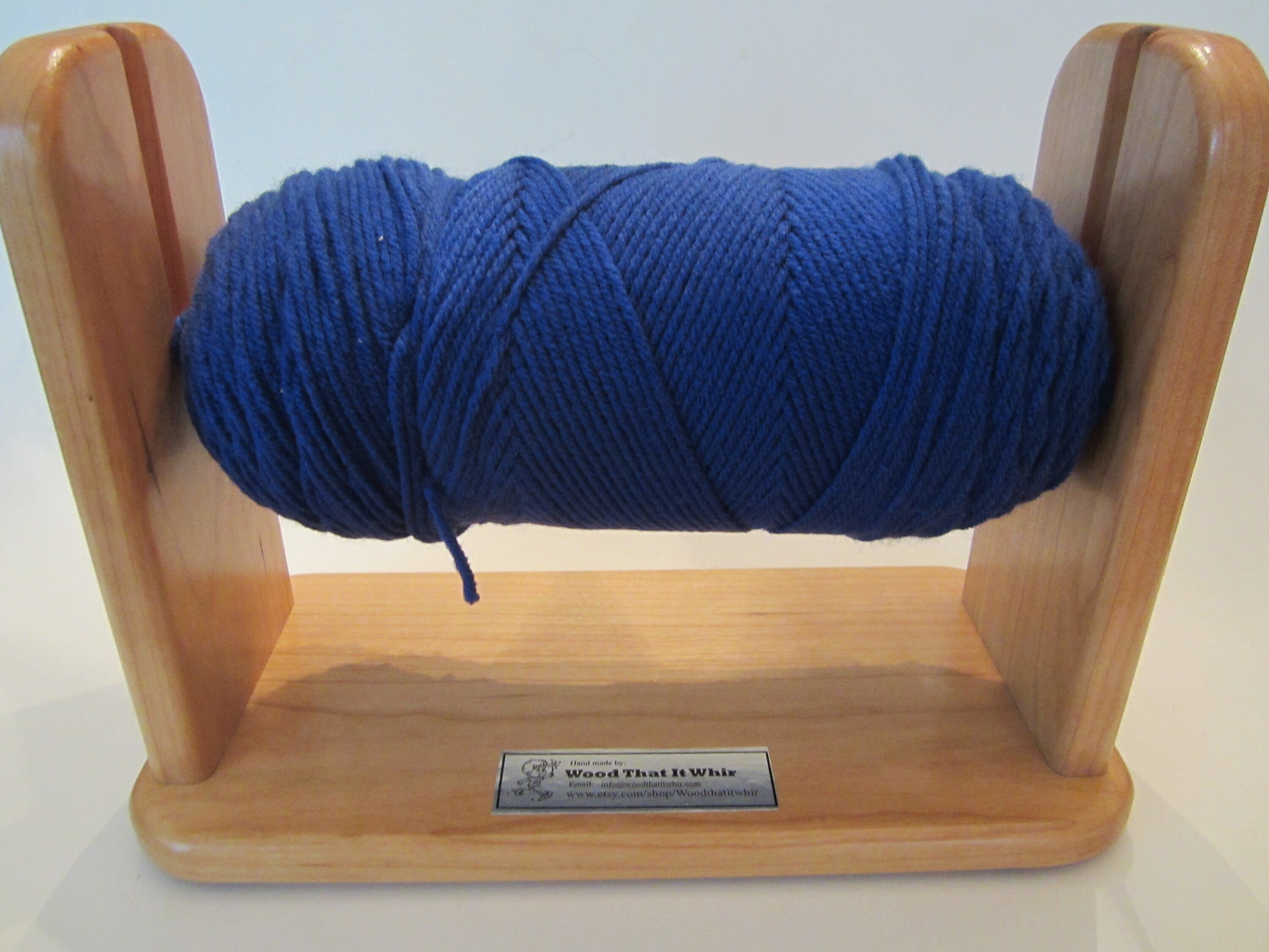 Yarn Holder Handmade Yarn Spinner Yarn Caddy Yarn Spindle Etsy