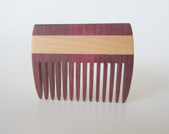 Wooden Comb, Handmade Wood Comb, Men Comb, Women Comb,  Beard Comb, Natural Hair Care, Convenient Size, Comfort Feel, Safe Natural Finish