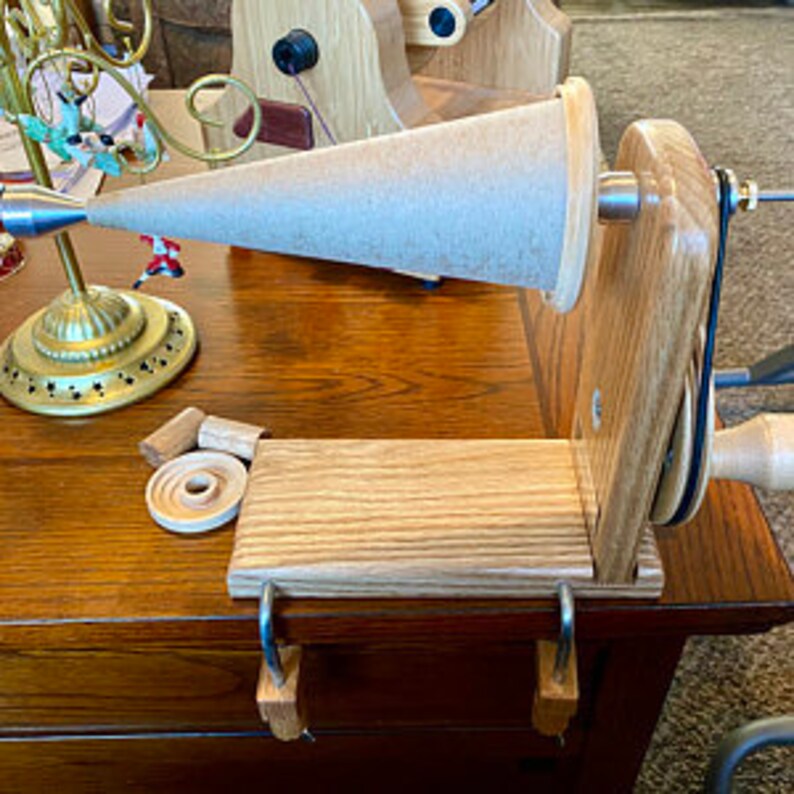 Manual Wooden Bobbin Winder Handmade Single Ended Ashford | Etsy