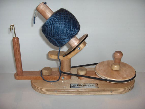 Yarn Ball Winder By Wood That It Whir Handmade Yarn Ball Winder Large Capacity Crochet Knitting Yarn Spinner Ball Winder