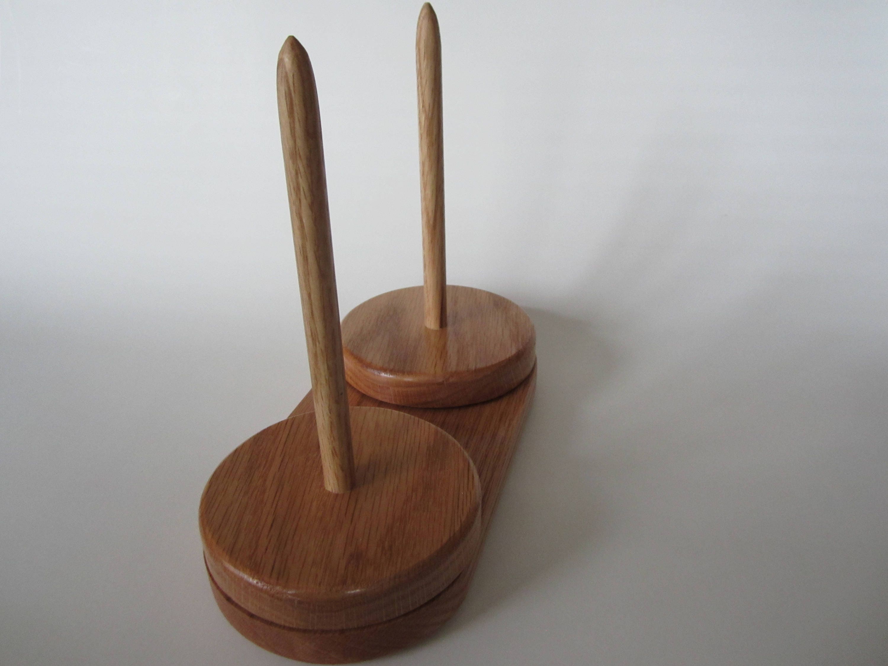 Only 44.00 usd for Hand Turned Yarn Caddy in Oak & Spalted Beech