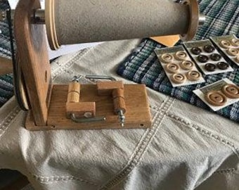 手作りの無垢材ボビンワインダー - 織り用の両端糸巻きツール - Etsy 日本