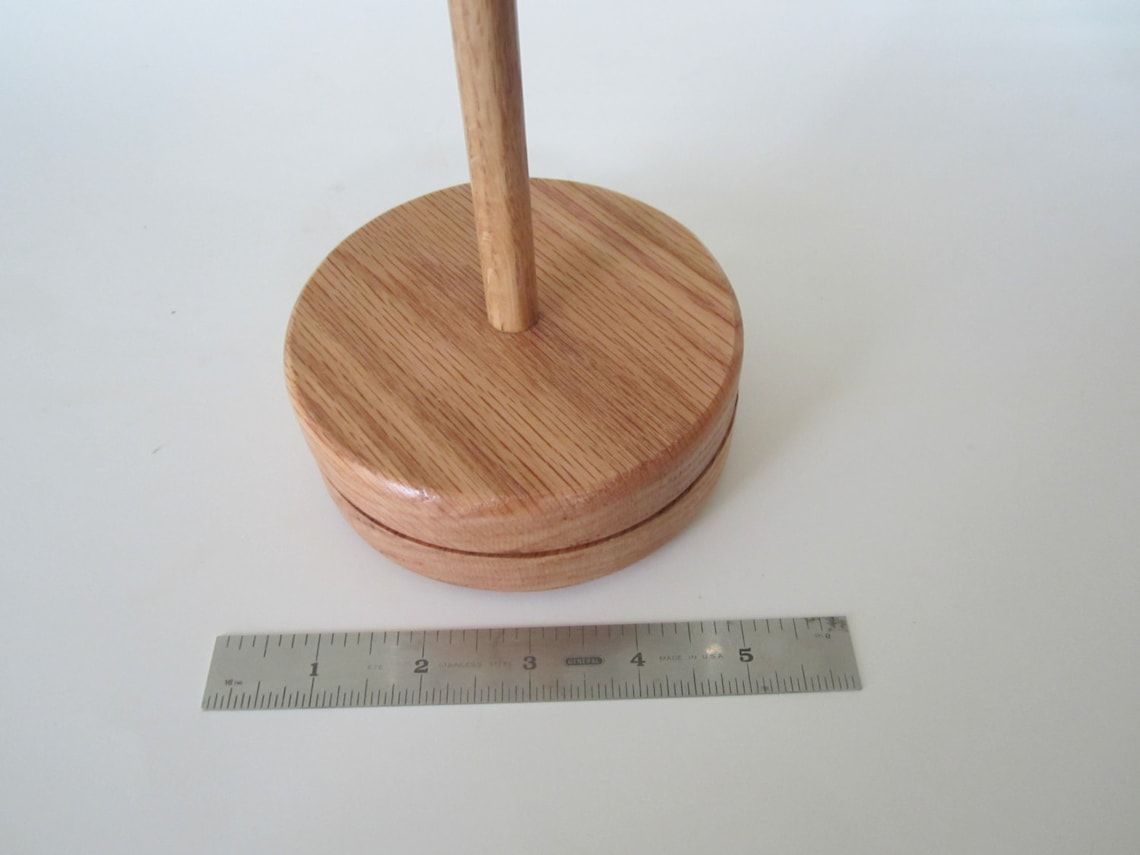 Oak Yarn Buddy Yarn Lazy Susan Yarn Holder Yarn Spinner Etsy