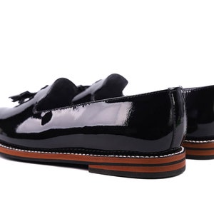 Tassel Loafer Black Patent Leather image 5