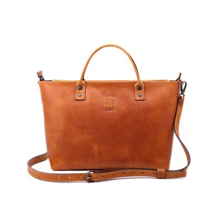 Women's Honey Leather Handbag, Crossbody image 2