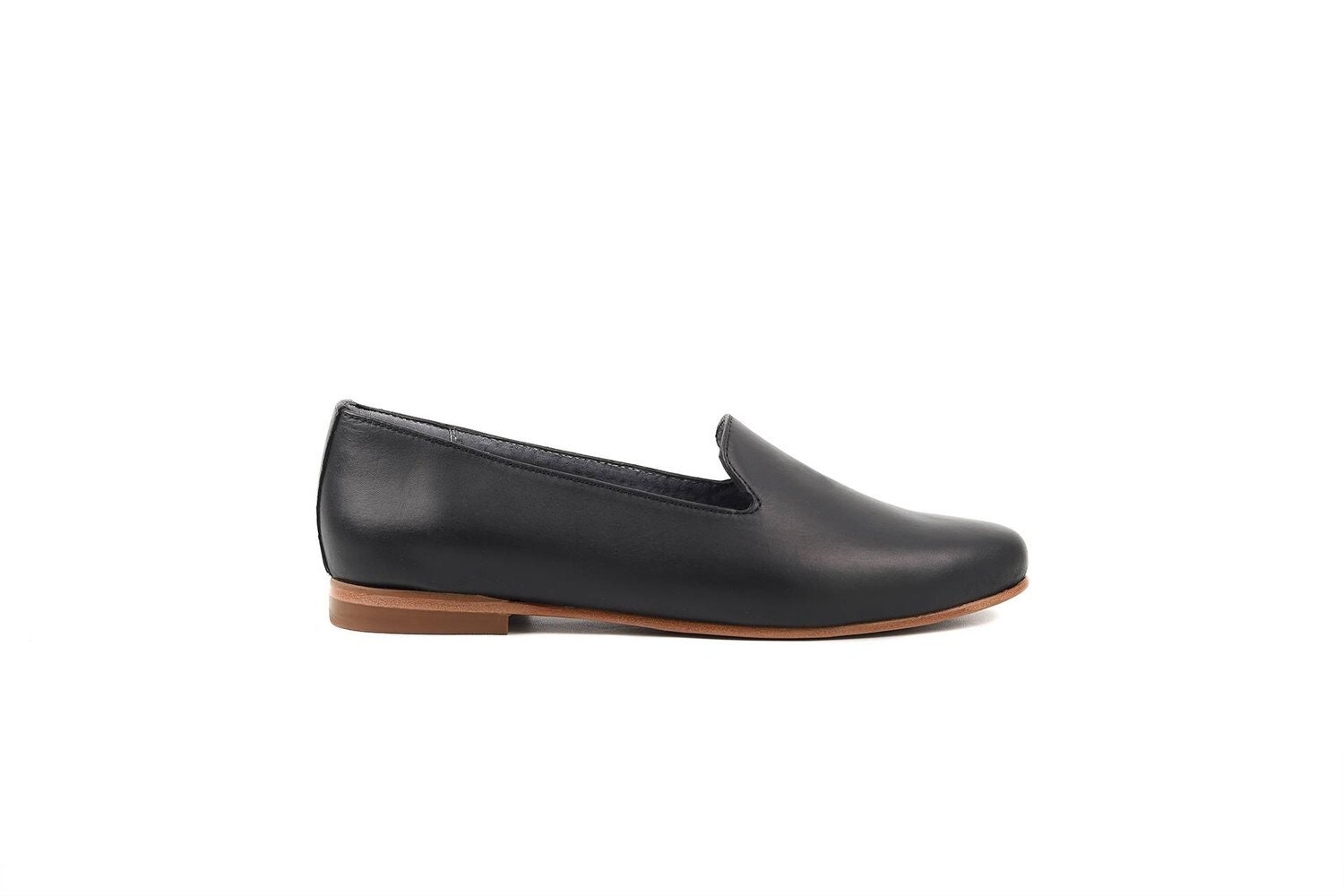 フラットシューズ ^custommade^ 25cm square toe loafer Alice CW0064BK Loafer (black) - Etsy