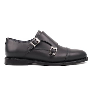 Women&#39;s Captoe Monkstrap (Black)